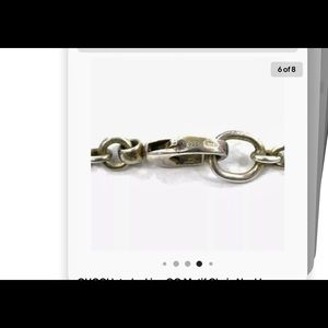 Sterling 925 interlocking GG necklace